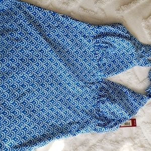 NWT Blue Tankini Top
